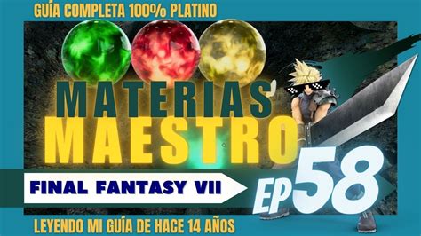 ffvii las materias de nivel maestro crean copias ap0